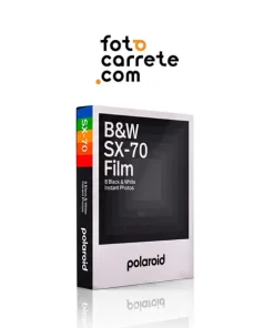 Película instantánea Polaroid B&W SX-70 Film de 8 fotos