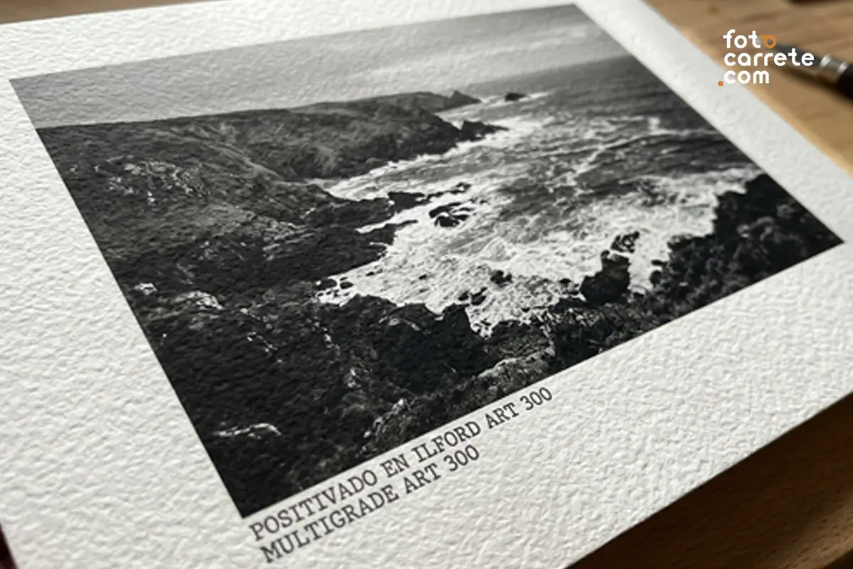 Positivado de costa en papel Ilford Art 300 Multigrade Art 300